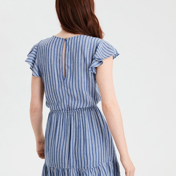 American Eagle Ruffle Wrap Around Romper Dress - Picture 3 of 6